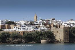 Image du Maroc Professionnelle de  La kasbah des Oudaïas de Rabat est une magnifique petite forteresse surplombant l'embouchure du fleuve Bouregreg érigée par les Almoravides pour lutter contre les tribus Berghouatas, elle séduit par sa quiétude et sa lumière.  Jeudi 6 Octobre 2011. (Photo / Abdeljalil Bounhar)
 